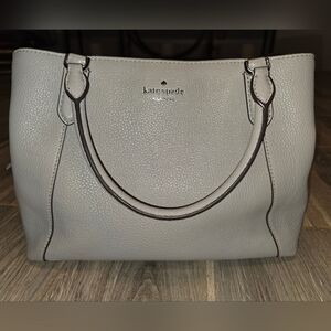 Kate Spade Jackson Medium Pebbled Leather Triple Compartment Satchel